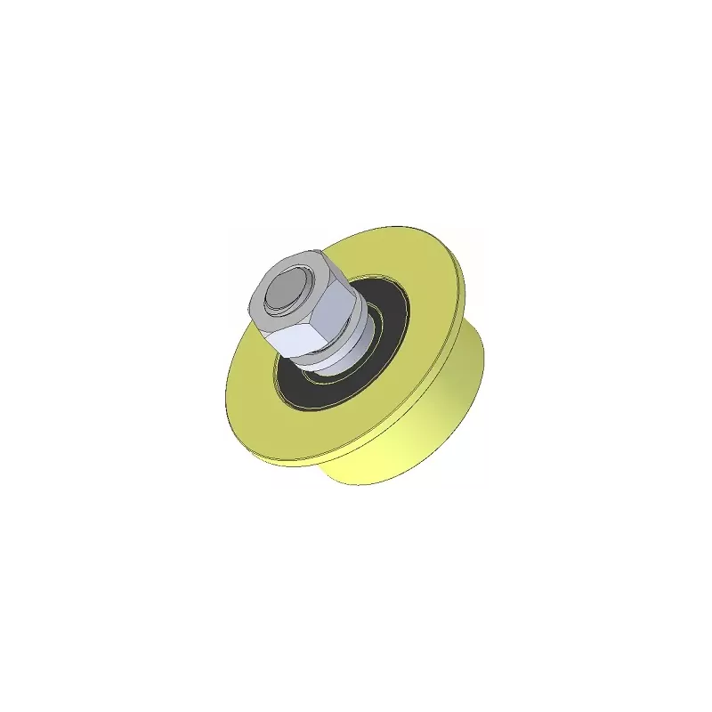 Rolle Nr. 236 – Rolle aus Kunststoff Ø66 mm für Maschinen von Wuhlmaus | Hersteller KiJ