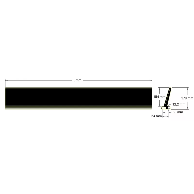 Schaufel L-845 Teilung 30–54 mm – Schaufel von KiJ | Hersteller KiJ