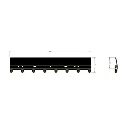 Krautbandschaufel L-680 – Schaufel für ROPA Keiler | OEM ROPA 501027 | Hersteller KiJ