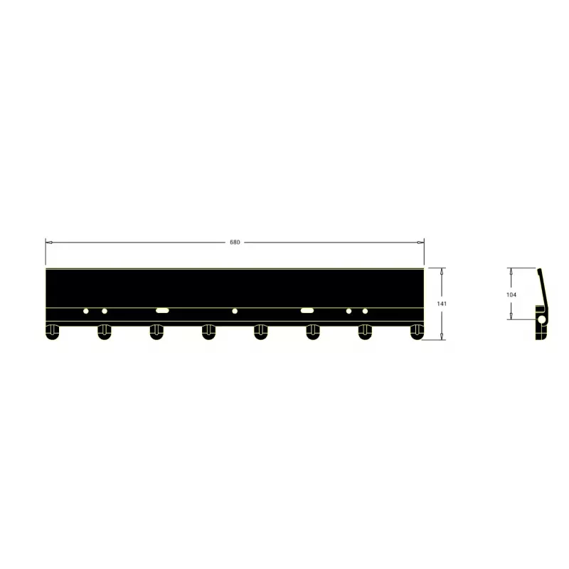 Krautbandschaufel L-680 – Schaufel für ROPA Keiler | OEM ROPA 501027 | Hersteller KiJ