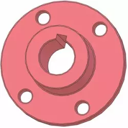 Rolle Nr. 196a – Rollennabe aus Gusseisen Ø70 mm für Maschinen von Wuhlmaus | Hersteller KiJ