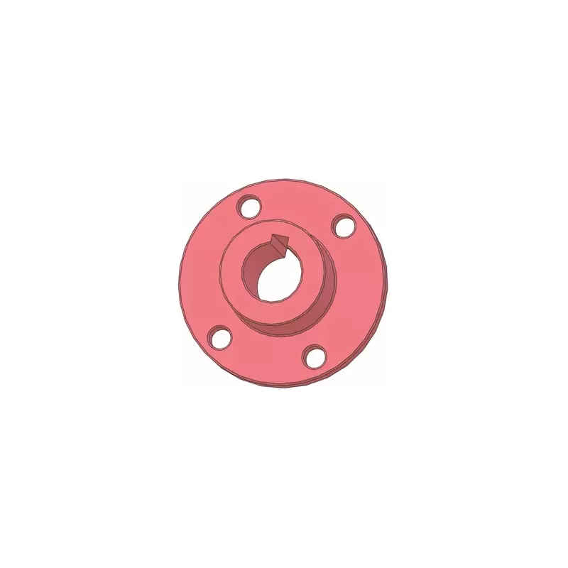 Rolle Nr. 196a – Rollennabe aus Gusseisen Ø70 mm für Maschinen von Wuhlmaus | Hersteller KiJ