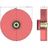 Rolle Nr. 114 – Umlenkrolle aus Gusseisen Ø192 mm für Maschinen von Grimme | OEM Grimme 200.48657 | Hersteller KiJ