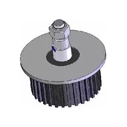 Rolle Nr. 6 – Umlenkrolle aus Stahl-Gummi Ø132 mm für Maschinen von Grimme | OEM Grimme 200.17570, 200.08260, 076.00974 | Hersteller KiJ