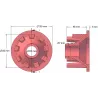 Rolle Nr. 42 – Antriebsrolle aus Gusseisen Ø82 mm für Maschinen von Grimme | OEM Grimme 006.00065 | Hersteller KiJ