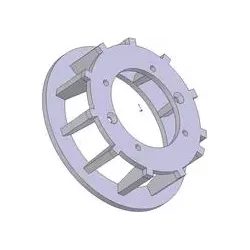 Rolle Nr. 127 – Antriebsrolle aus Gusseisen Ø250 mm, Teilung 40 mm, für Maschinen von Grimme | OEM Grimme 006.00059, 006.00347, 006.00722 | Hersteller KiJ