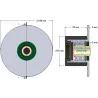Rolle Nr. 209 – Umlenkrolle aus Stahl-Gummi Ø75 mm für Maschinen von Grimme | OEM Grimme 200.27673, 088.00297, 200.53264 | Hersteller KiJ