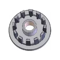 Rolle Nr. 16 – Antriebsrolle aus Gusseisen Ø124 mm für Maschinen von Grimme | OEM Grimme 001.00067, 001.00524, 006.00236 | Hersteller KiJ