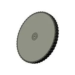 Rolle Nr. 47 – Krauteinzugsrolle aus Gusseisen-Gummi Ø420 mm für Maschinen von Grimme | OEM Grimme 200.29539, 200.15835, 200.97271 | Hersteller KiJ