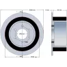 Rolle Nr. 190 – Antriebsrolle aus Stahl-Gummi Ø200 mm für Maschinen von Holmer | OEM Holmer 1130010341 | Hersteller KiJ