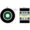 Rolle Nr. 197 – Tragrolle aus Stahl-Gummi Ø90 mm | Hersteller KiJ
