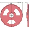 Rolle Nr. 53 – Führungsrolle aus Gusseisen Ø237 mm für Maschinen von Grimme | OEM Grimme 006.00514 | Hersteller KiJ
