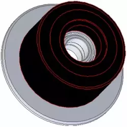 Rolle Nr. 63 – Stützrolle aus Stahl-Gummi Ø95 mm für Maschinen von Grimme | OEM Grimme 088.00315 | Hersteller KiJ