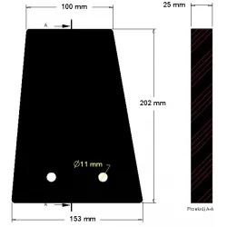 Gummipaddel für Zwangseinzug – Gummielement für Maschinen von Holmer | OEM Holmer 1054023786, 1054019884, 1054011451 | Hersteller KiJ