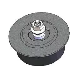 Rolle Nr. 7 – Stützrolle aus Stahl-Gummi Ø120 mm für Maschinen von Grimme | OEM Grimme 200.11805 | Hersteller KiJ