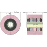 Rolle Nr. 187 – Stützrolle aus Stahl Ø100 mm für Maschinen von ROPA | OEM ROPA 252062 | Hersteller KiJ