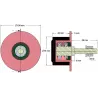 Rolle Nr. 11c – Rolle aus Stahl-Gummi Ø78 mm | Hersteller KiJ