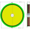 Rolle Nr. 191 – Führungsrolle aus Stahl-Gummi Ø500 mm für Maschinen von Holmer | OEM Holmer 1130015443 | Hersteller KiJ