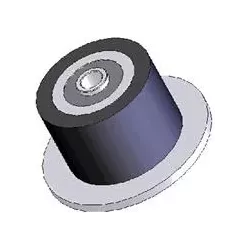 Rolle Nr. 25 – Rolle aus Stahl-Gummi Ø90 mm für Maschinen von ROPA | OEM ROPA 252019, 1130004669, 252105 | Hersteller KiJ