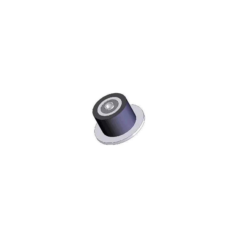Rolle Nr. 25 – Rolle aus Stahl-Gummi Ø90 mm für Maschinen von ROPA | OEM ROPA 252019, 1130004669, 252105 | Hersteller KiJ
