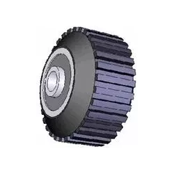 Rolle Nr. 26 – Stützrolle aus Stahl-Gummi Ø95 mm für Maschinen von ROPA | OEM ROPA 252079 | Hersteller KiJ