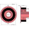 Rolle Nr. 29 – Rolle aus Gusseisen-Gummi Ø170 mm | Hersteller KiJ