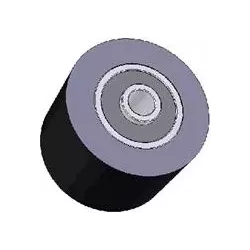 Rolle Nr. 30 – Rolle aus Stahl-Gummi Ø90 mm für Maschinen von ROPA | OEM ROPA 252020, 1131021828, 1131029638 | Hersteller KiJ