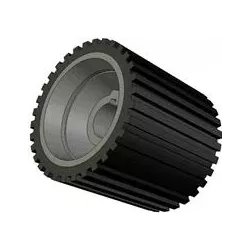 Rolle Nr. 49 – Antriebsrolle aus Gusseisen-Gummi Ø137 mm für Maschinen von Grimme | OEM Grimme 076.01049, 200.29667 | Hersteller KiJ