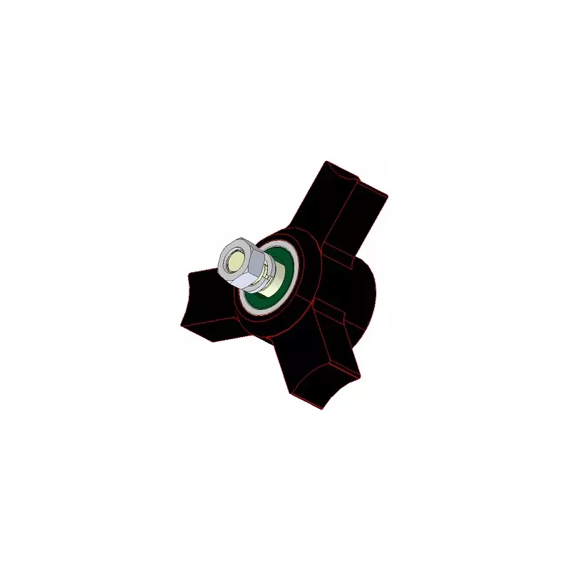 Rolle Nr. 54 – Rolle aus Gummi für Maschinen von Wuhlmaus | OEM Wuhlmaus 000.15.020.00 | Hersteller KiJ