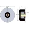 Rolle Nr. 71 – Rolle aus Stahl-Gummi Ø95 mm | Hersteller KiJ