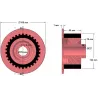Rolle Nr. 75 – Antriebsrolle aus Gusseisen-Gummi Ø132 mm | Hersteller KiJ