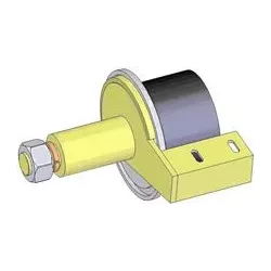 Rolle Nr. 122 – Umlenkrolle aus Stahl-Gummi Ø100 mm für Maschinen von Grimme | OEM Grimme 200.43275, 076.00759, 100.43275 | Hersteller KiJ