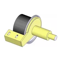 Rolle Nr. 122a – Umlenkrolle aus Stahl-Gummi Ø100 mm für Maschinen von Grimme | OEM Grimme 200.43274, 076.00759, 100.42712 | Hersteller KiJ