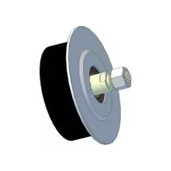 Rolle Nr. 143 – Rolle aus Stahl-Gummi Ø120 mm | Hersteller KiJ