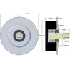 Rolle Nr. 143 – Rolle aus Stahl-Gummi Ø120 mm | Hersteller KiJ