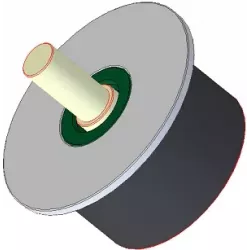 Rolle Nr. 179 – Rolle aus Stahl-Gummi Ø95 mm | Hersteller KiJ