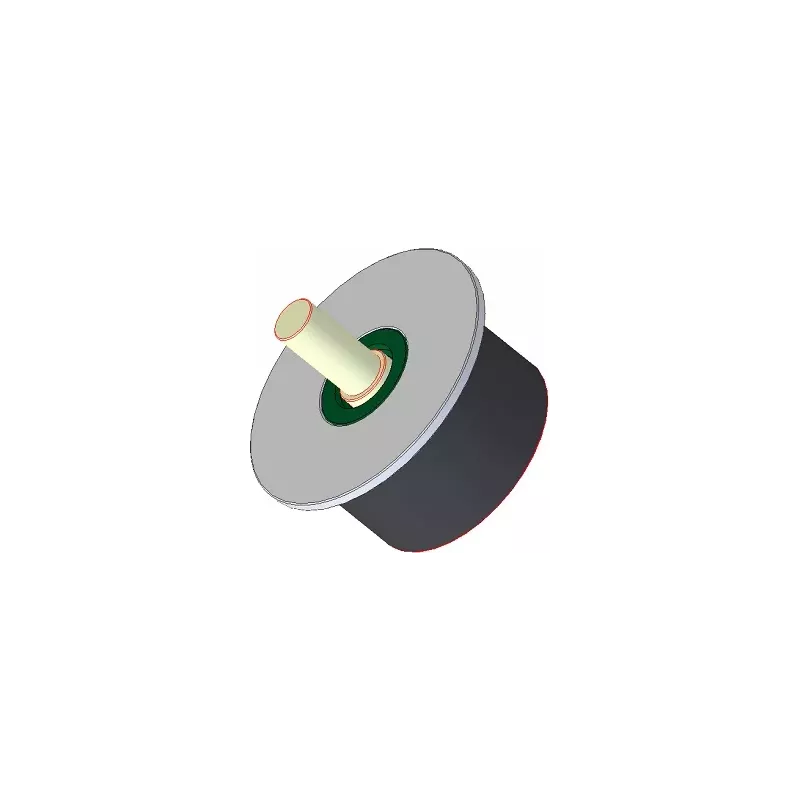 Rolle Nr. 179 – Rolle aus Stahl-Gummi Ø95 mm | Hersteller KiJ