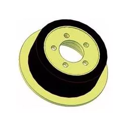 Rolle Nr. 219 – Antriebsrolle aus Stahl-Gummi Ø200 mm für Maschinen von ROPA | OEM ROPA 121368 | Hersteller KiJ