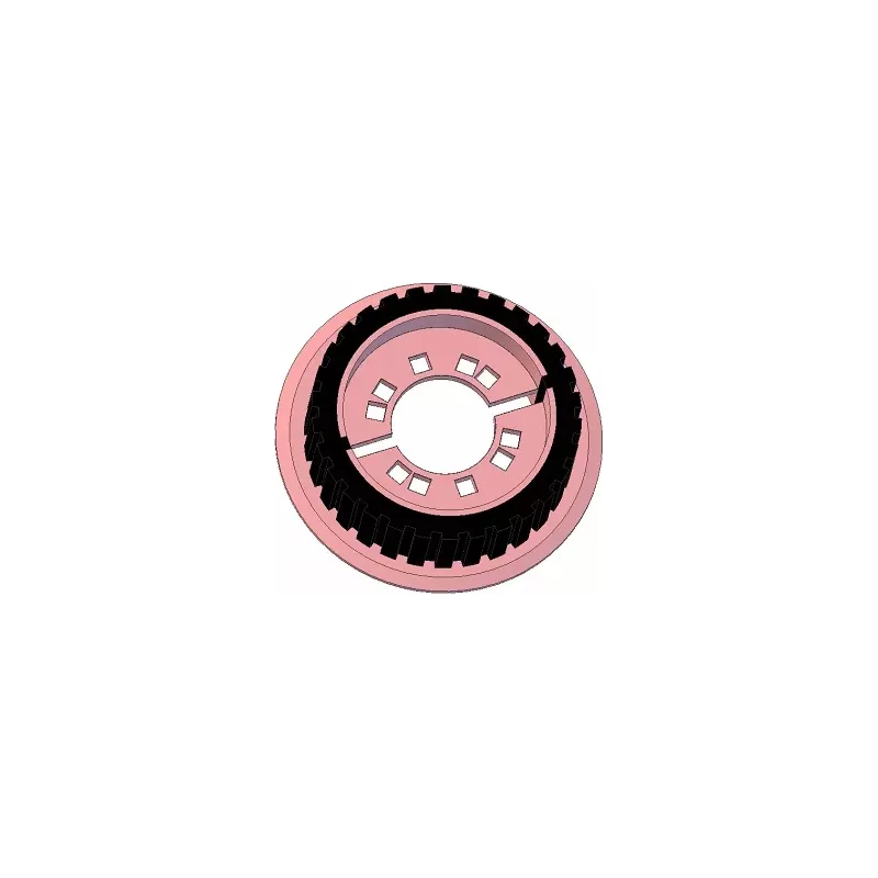Rolle Nr. 231 – Antriebsrolle aus Stahl-Gummi Ø194 mm für Maschinen von Grimme | OEM Grimme 076.04011 | Hersteller KiJ
