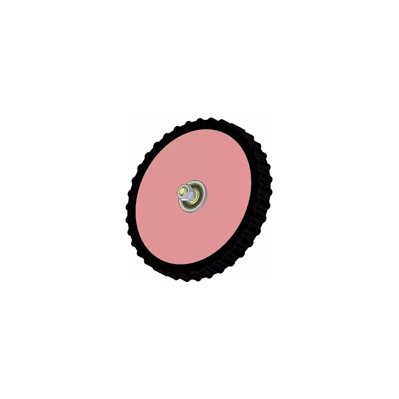 Rolle Nr. 234 – Andruckrolle aus Stahl-Gummi Ø340 mm für Maschinen von Wuhlmaus | OEM Wuhlmaus 000.03.142.00 | Hersteller KiJ