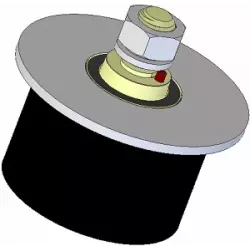 Rolle Nr. 269 – Stützrolle aus Stahl-Gummi Ø95 mm für Maschinen von AVR | OEM AVR 02.16.20 | Hersteller KiJ