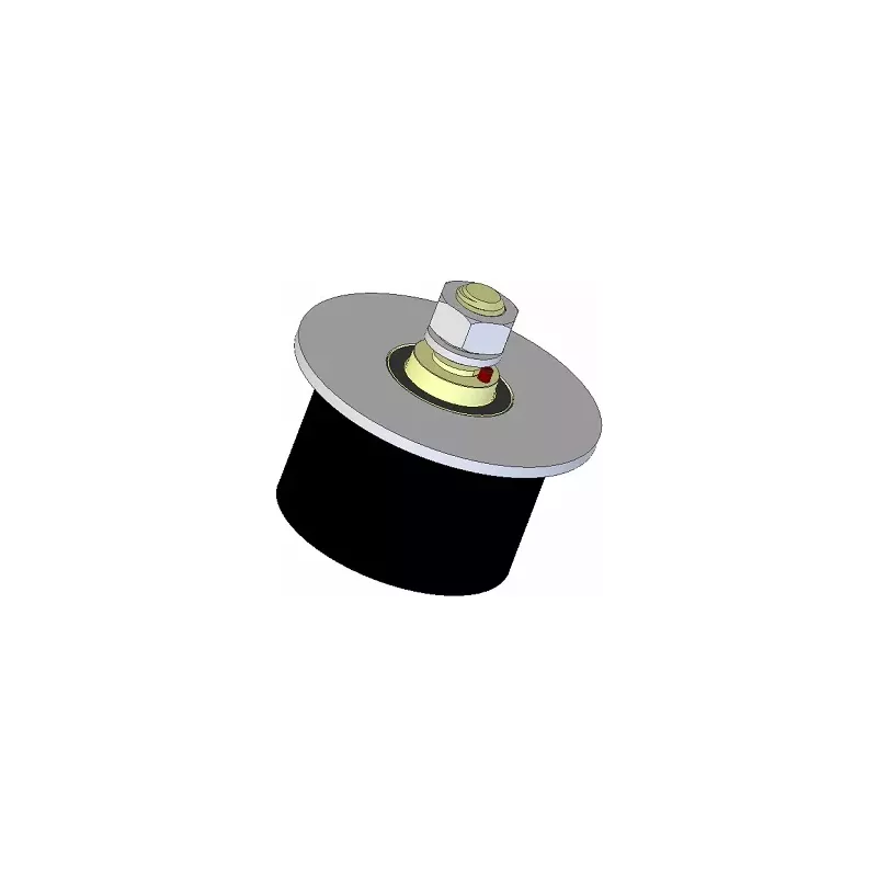 Rolle Nr. 269 – Stützrolle aus Stahl-Gummi Ø95 mm für Maschinen von AVR | OEM AVR 02.16.20 | Hersteller KiJ