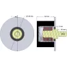 Rolle Nr. 269 – Stützrolle aus Stahl-Gummi Ø95 mm für Maschinen von AVR | OEM AVR 02.16.20 | Hersteller KiJ