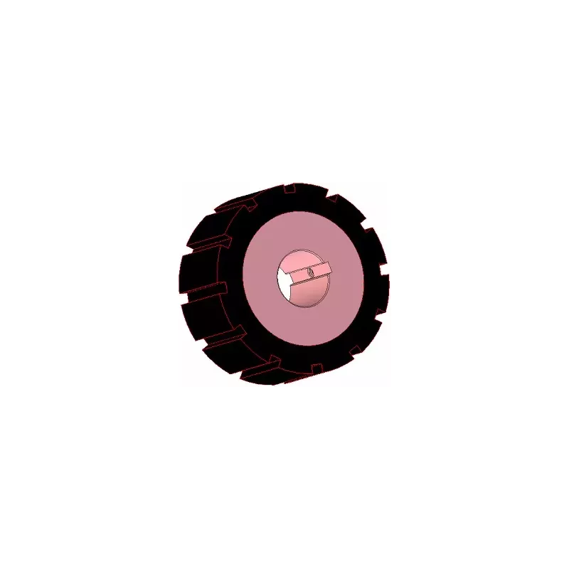 Rolle Nr. 271 – Antriebsrolle aus Stahl-Gummi Ø170 mm für Maschinen von AVR | OEM AVR 742.20.85 | Hersteller KiJ