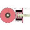 Rolle Nr. 287 – Stützrolle aus Stahl-Gummi Ø90 mm für Maschinen von Dewulf | OEM Dewulf 2660029C | Hersteller KiJ