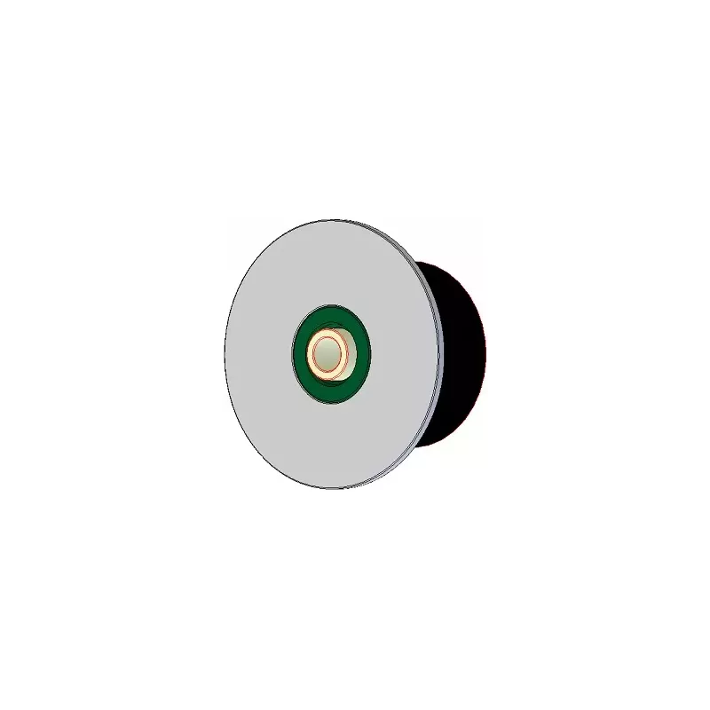 Rolle Nr. 297 – Stützrolle aus Stahl-Gummi Ø90 mm für Maschinen von Holaras | Hersteller KiJ