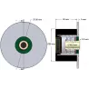 Rolle Nr. 297 – Stützrolle aus Stahl-Gummi Ø90 mm für Maschinen von Holaras | Hersteller KiJ