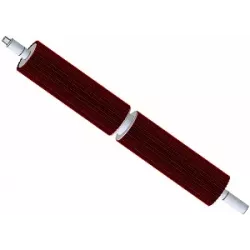 Rolle Nr. 299 – Antriebswelle aus Stahl-Gummi Ø122 mm | OEM 184.221.00 | Hersteller KiJ