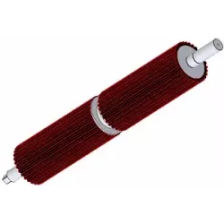 Rolle Nr. 301 – Antriebswelle aus Stahl-Gummi Ø122 mm | OEM 187.235.00 | Hersteller KiJ
