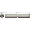 Rolle Nr. 304 – Rolle aus Stahl-Gummi Ø122 mm | OEM 184.223.00 | Hersteller KiJ